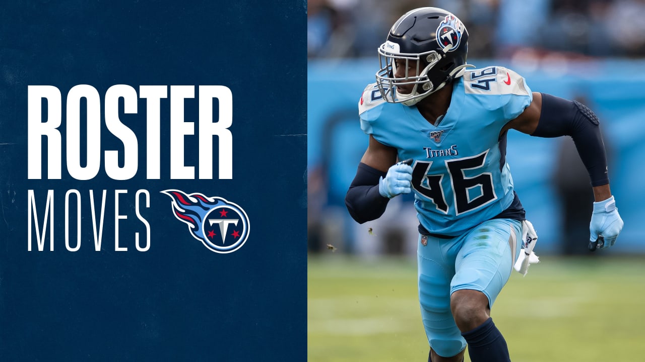 Tennessee Titans safety Joshua Kalu (28) in action during an NFL