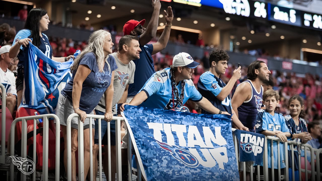 Titans Fans 'Titan Up' in Atlanta