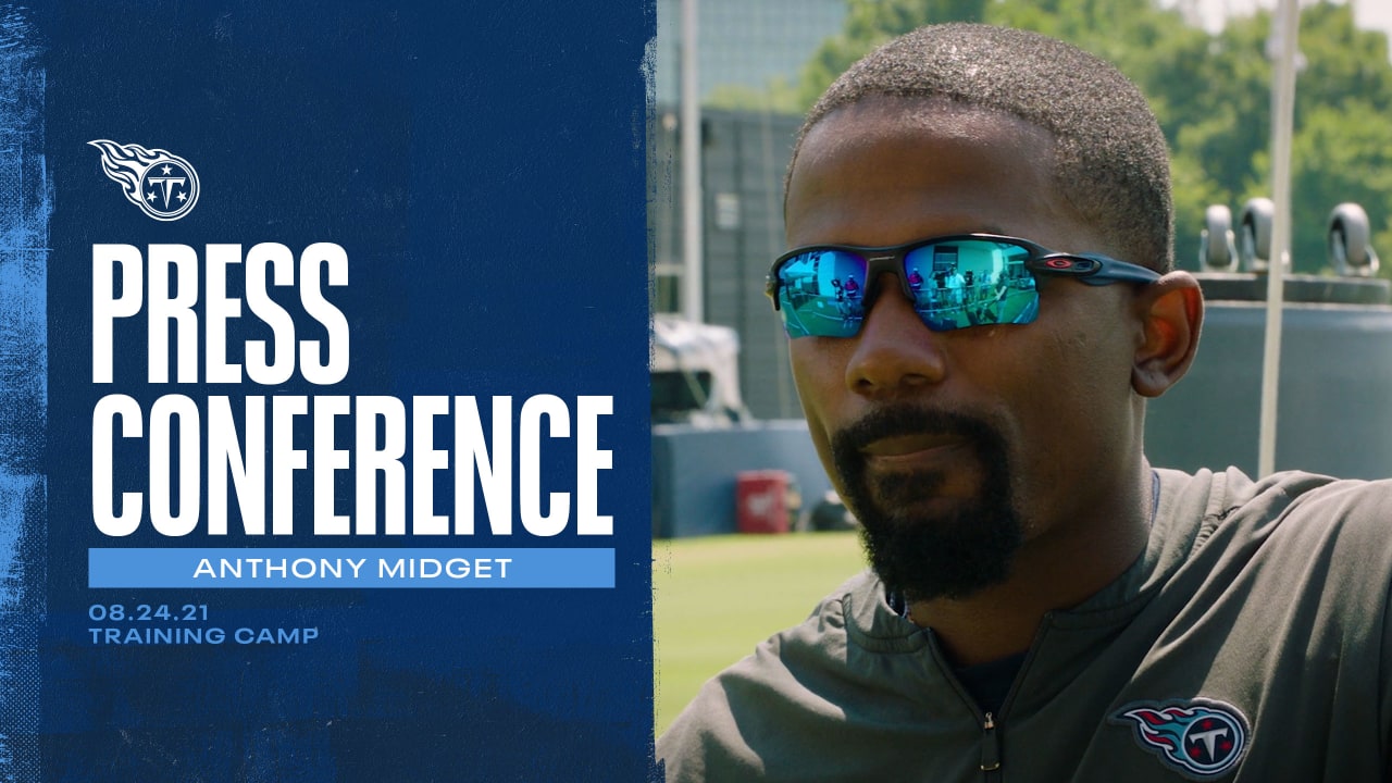 Titans Secondary Coach Anthony Midget Press Conference