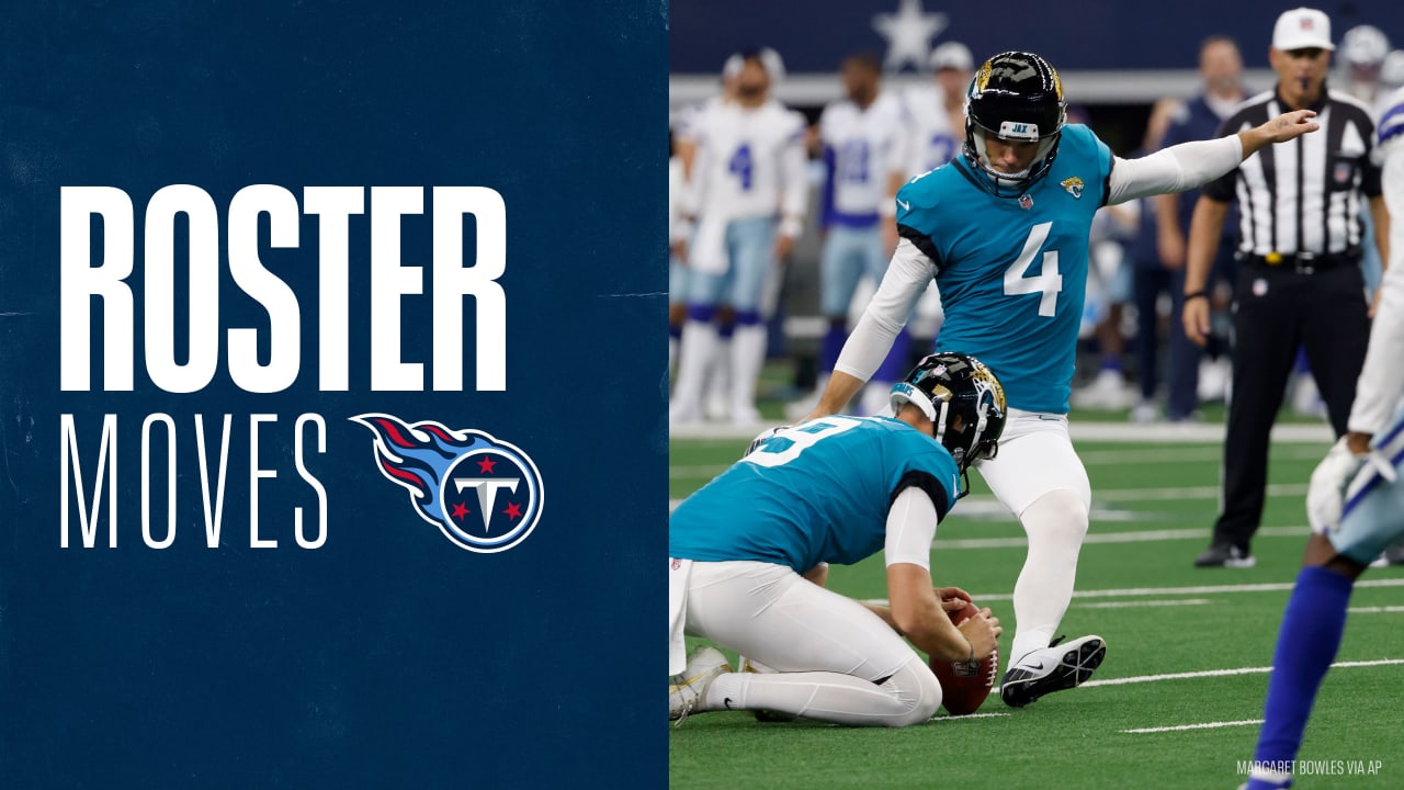 Titans Sign Kicker Josh Lambo to 53Man Roster While Waiving WR Chris