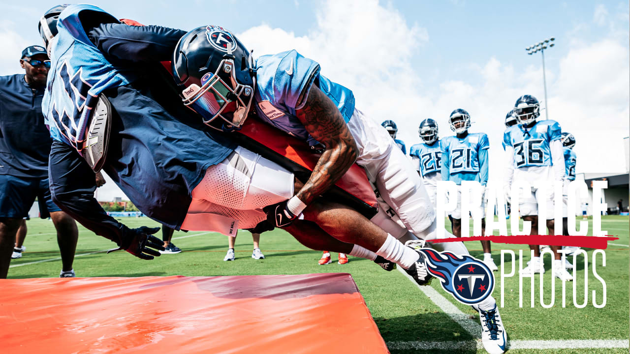 Tennessee Titans training camp practice Monday, August 7, 2023