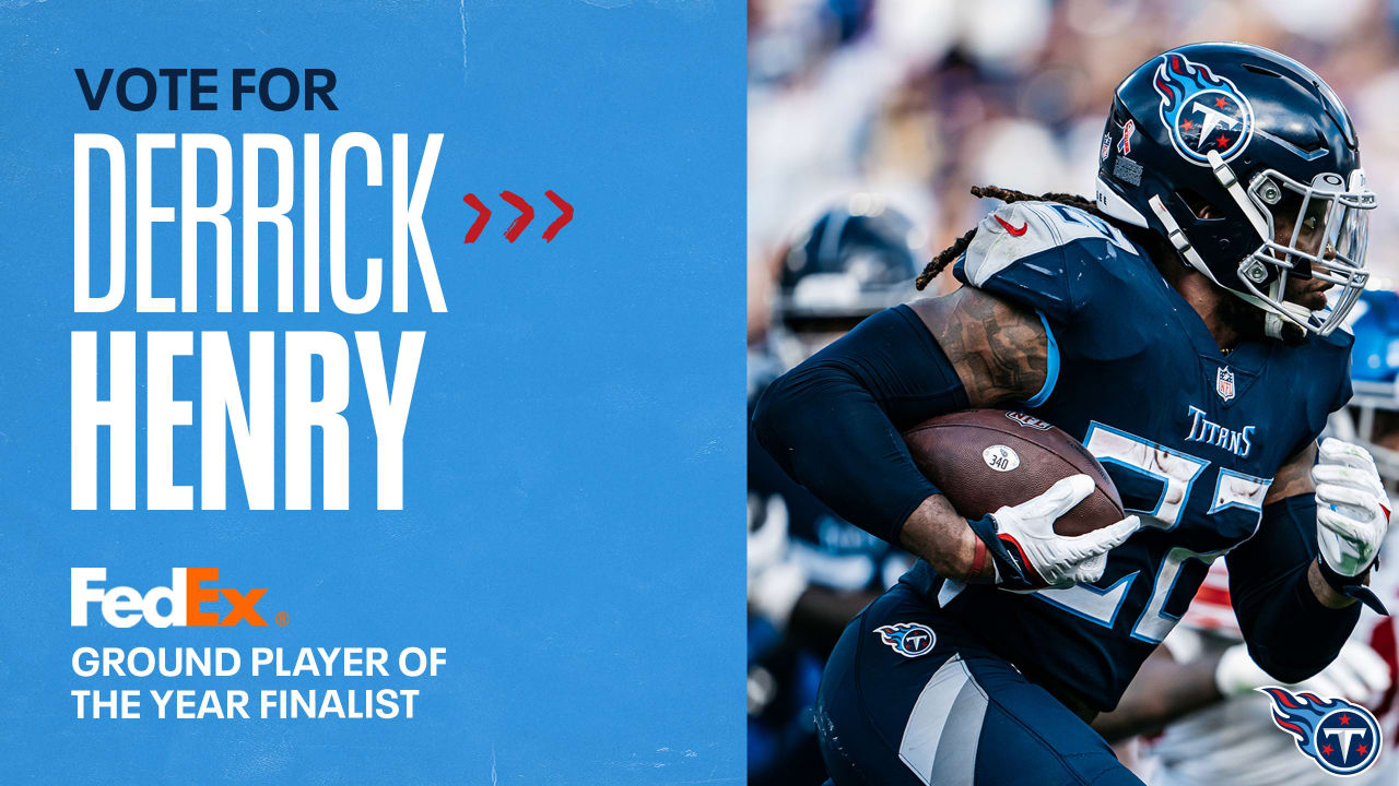 Derrick Henry Nominated for 2022 FedEx Ground Player of the Year
