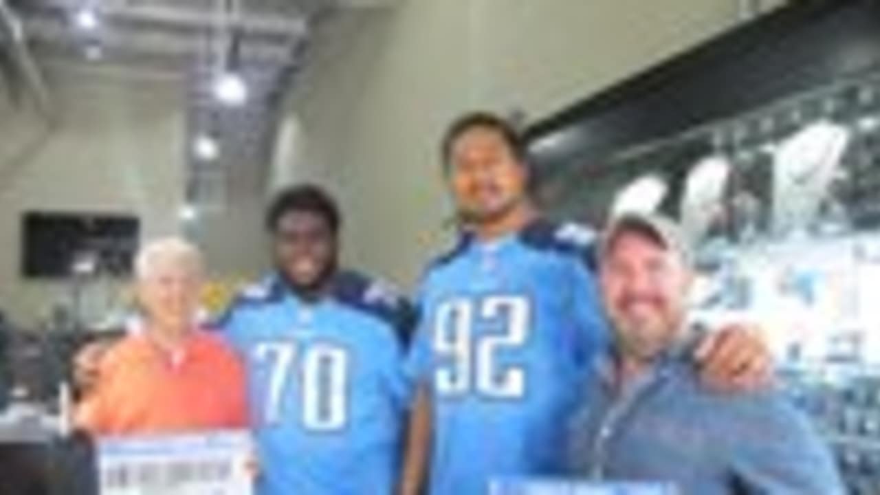 Titans Players Make Special Deliveries to Season Ticket Members