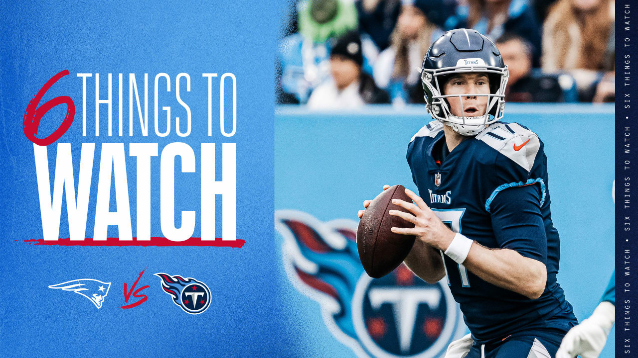 Six Things to Watch for the Titans in Saturday Night's Game vs the