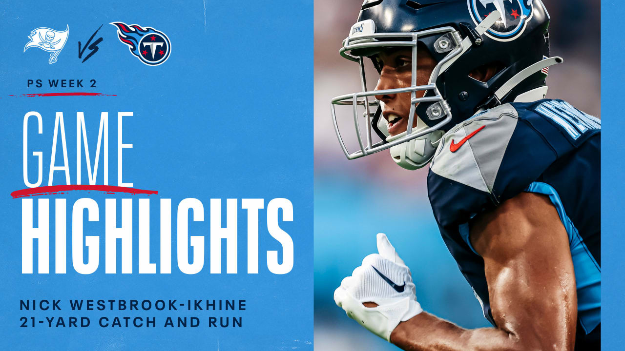 Tennessee Titans wide receiver Nick Westbrook-Ikhine (15) runs a route  during their game against the New York Giants Sunday, Sept. 11, 2022, in  Nashville, Tenn. (AP Photo/Wade Payne Stock Photo - Alamy