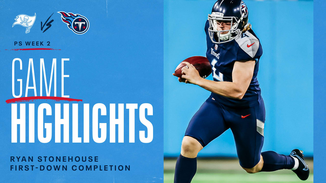 Titans rookie punter Ryan Stonehouse broke the NFL's oldest single