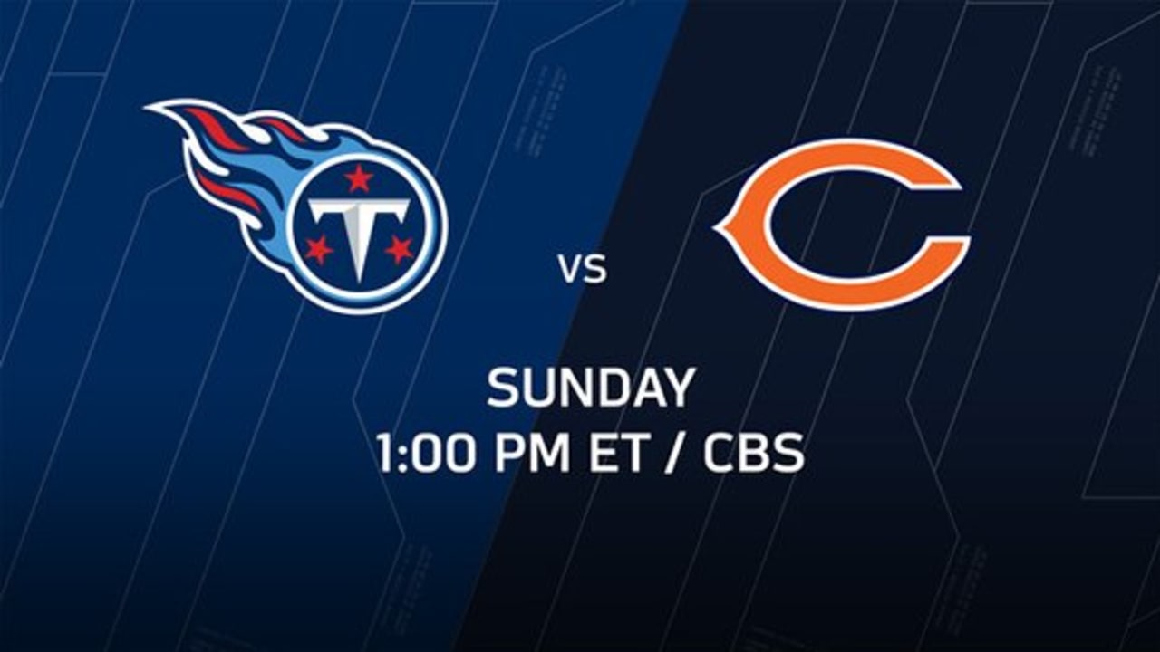 Week 12 Game Preview Titans vs. Bears