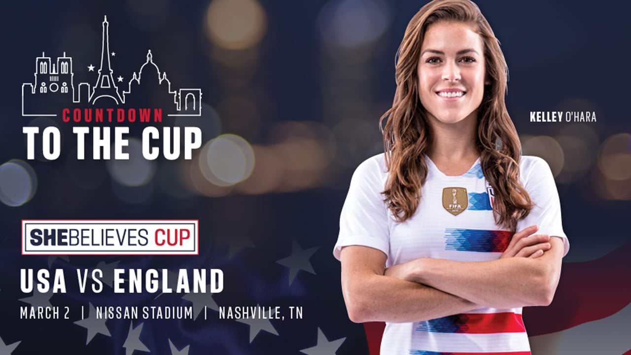 Roster Announced for 2019 She Believes Cup March 2 at Nissan Stadium