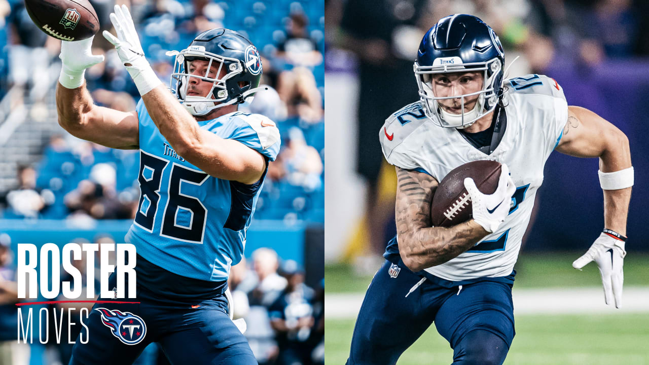 Tennessee Titans' 53-man roster, practice squad, IR list for Week 13