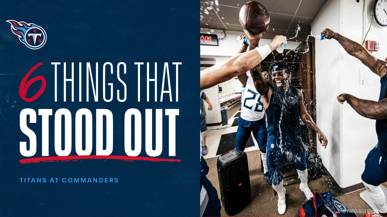 Six Things That Stood Out for the Titans in Sunday's Win Over the