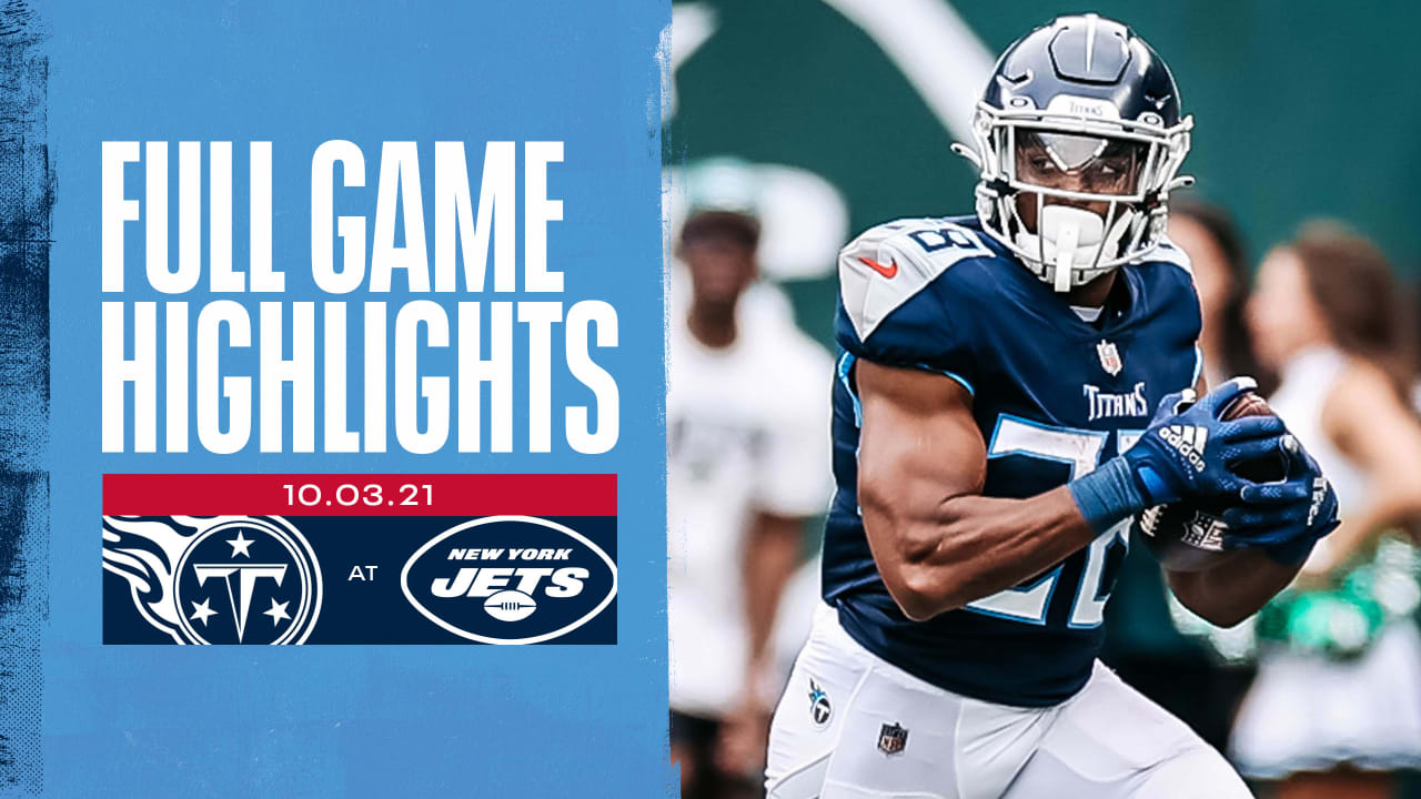 Tennessee Titans vs New York Jets video highlights, game score