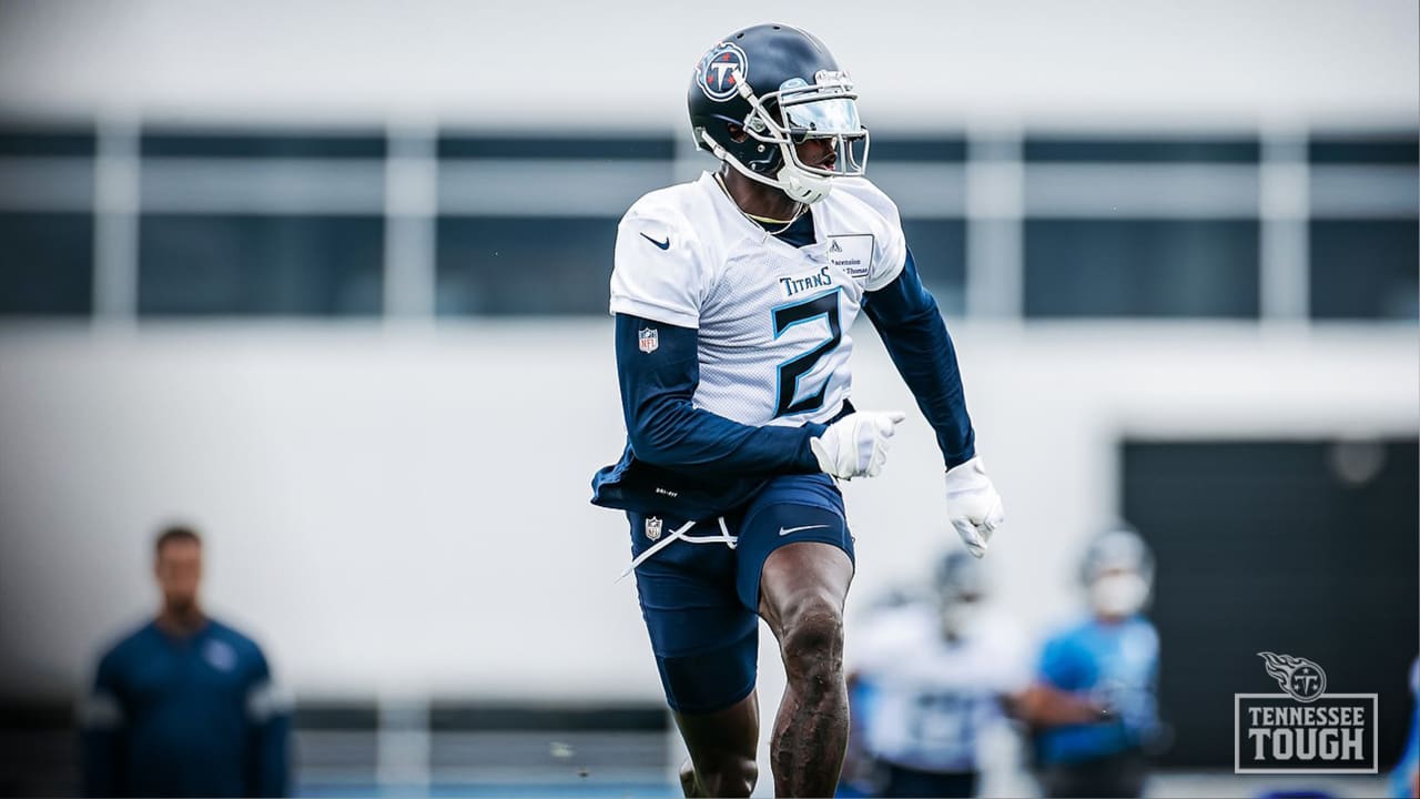 Julio Jones gets his brand New Jersey number with Tennessee Titans