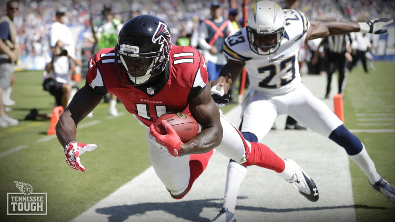 Julio Jones in a throwback Oiler jersey : r/Tennesseetitans