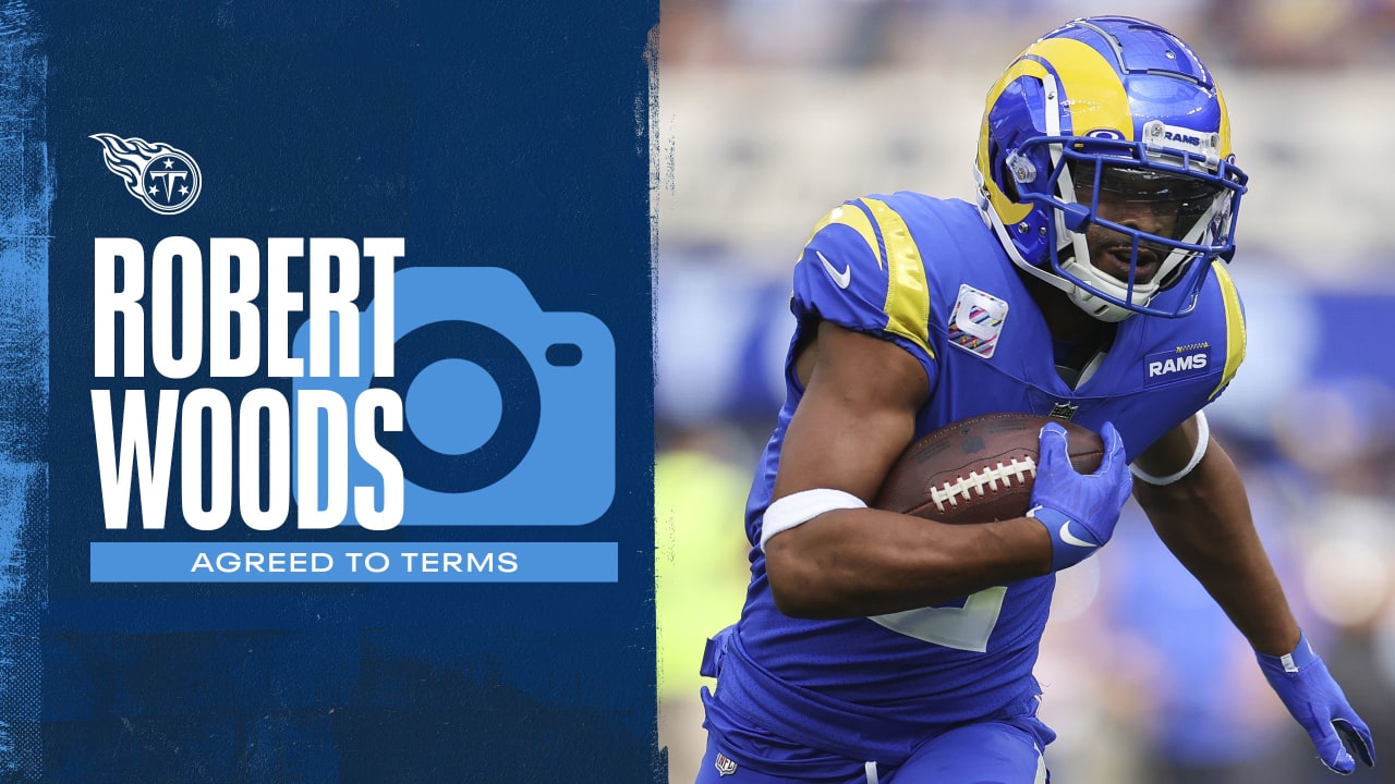 Wide receiver Robert Woods of the Los Angeles Rams completes a