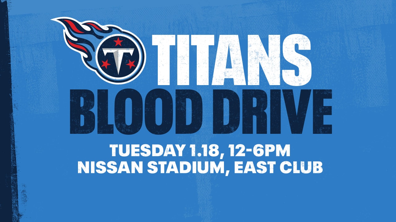Titans, American Red Cross Partner on Playoff Week Blood Drive - Vimarsana News