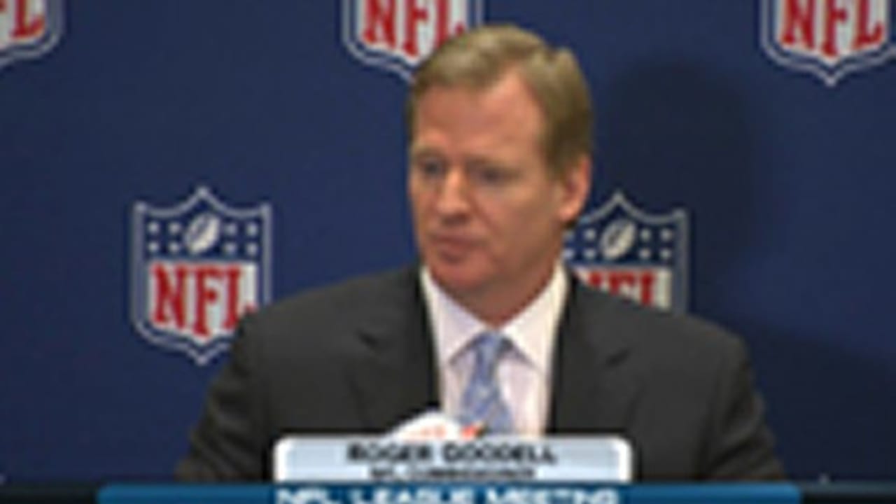 Commissioner Roger Goodell at Owners Meetings