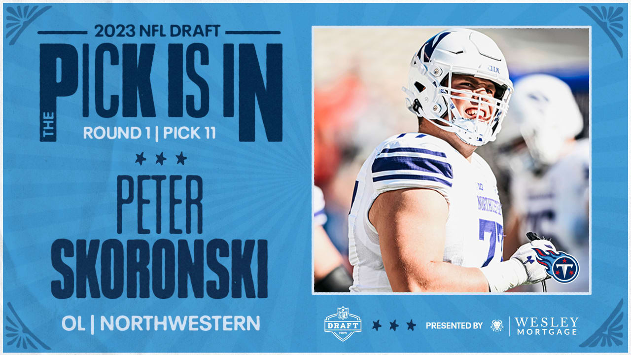 Titans Select Peter Skoronski with No. 11 Pick in 2023 Draft