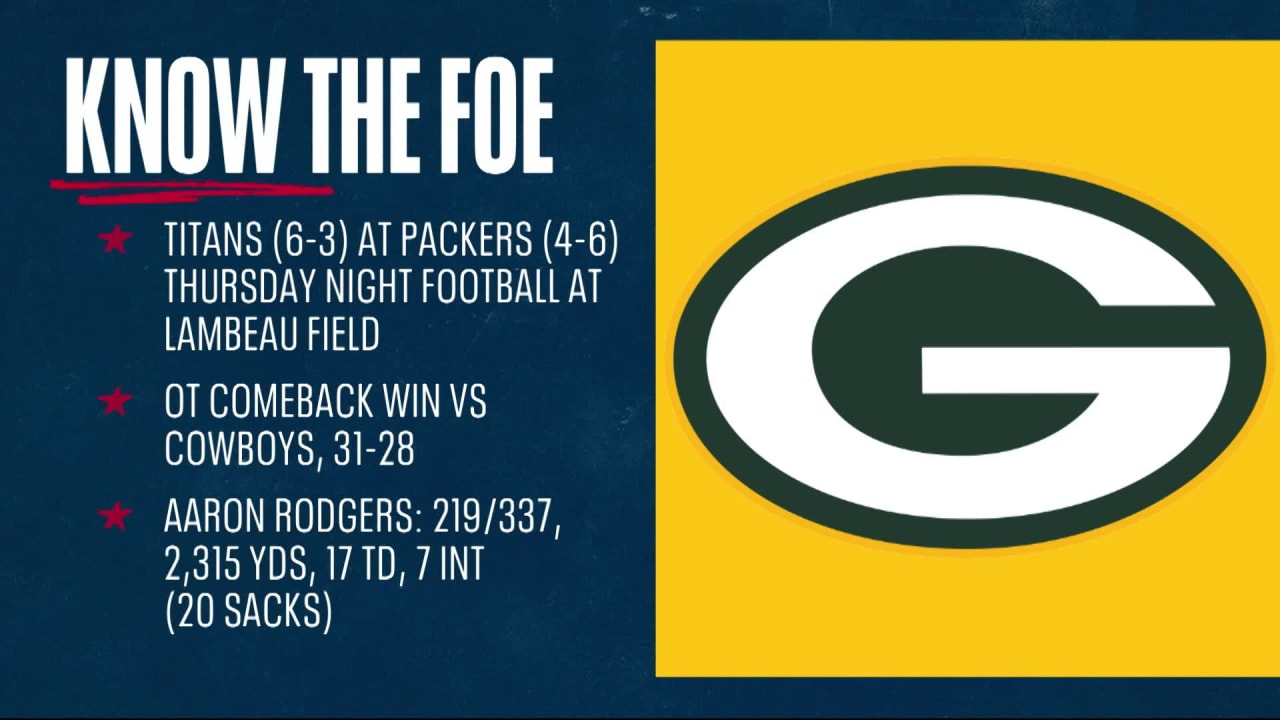 Week 11 vs. Green Bay Packers