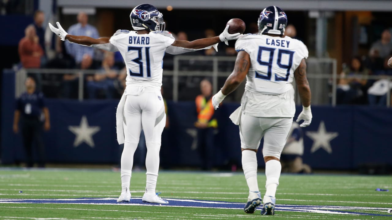 NFL fines Titans' Kevin Byard for midfield celebration vs. Cowboys: 'I  actually kind of expected it to be more'