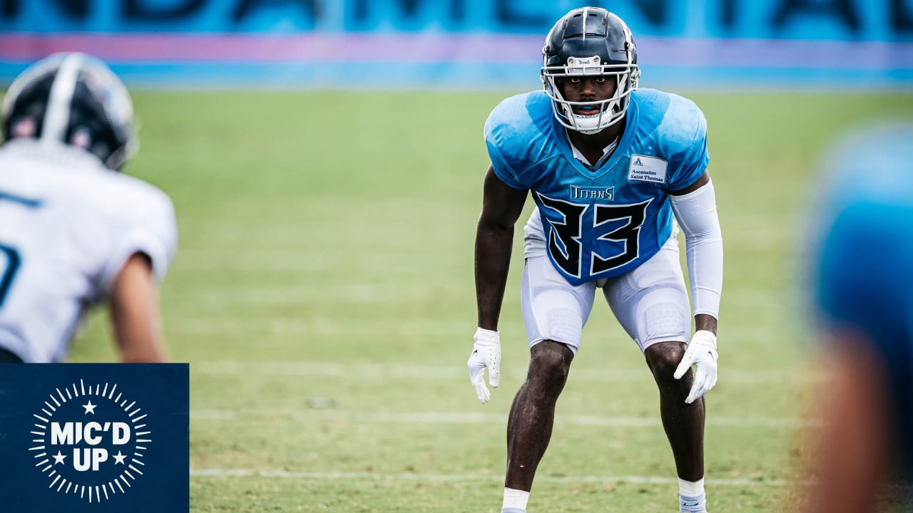 Tory Carter of the Tennessee Titans is seen after the game against