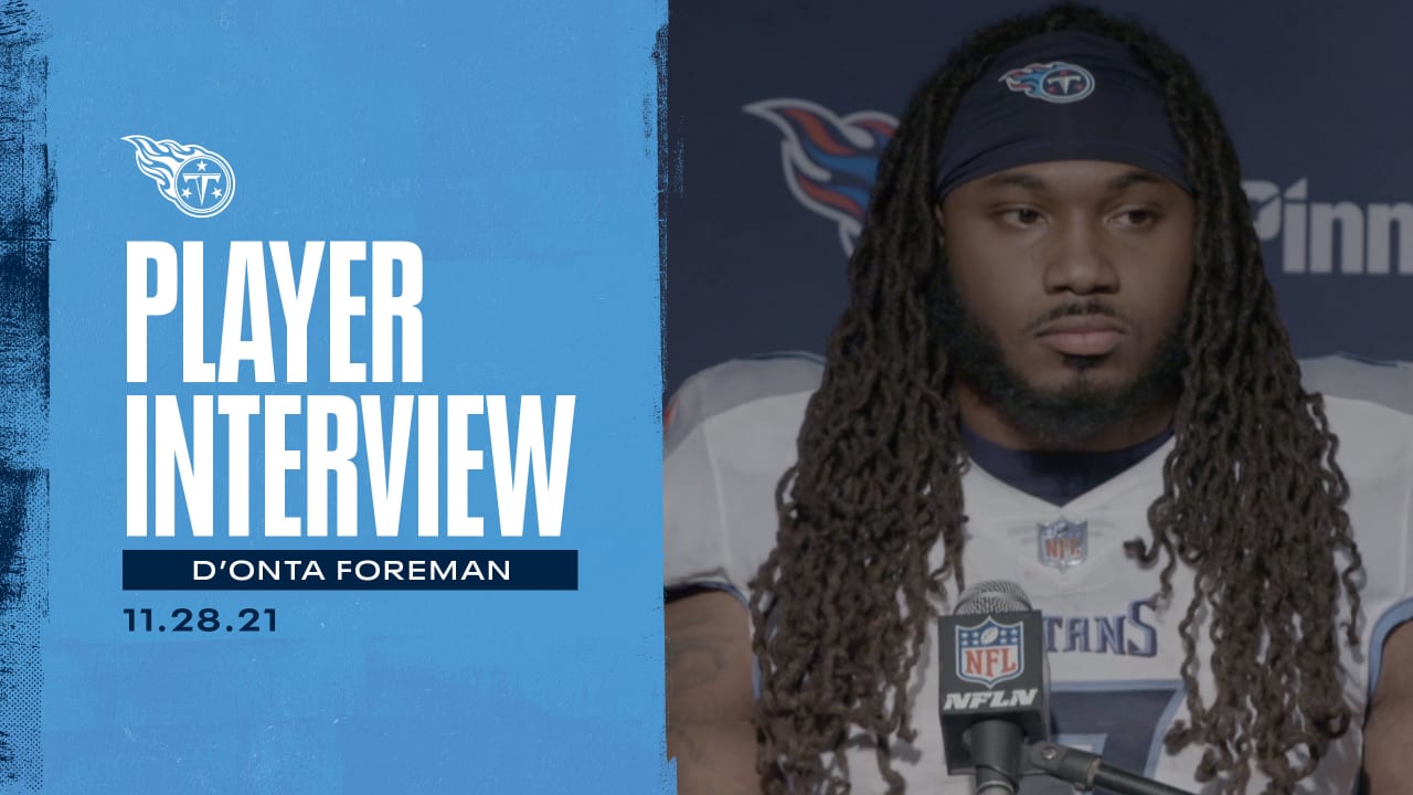 Titans RB D'Onta Foreman Press Conference