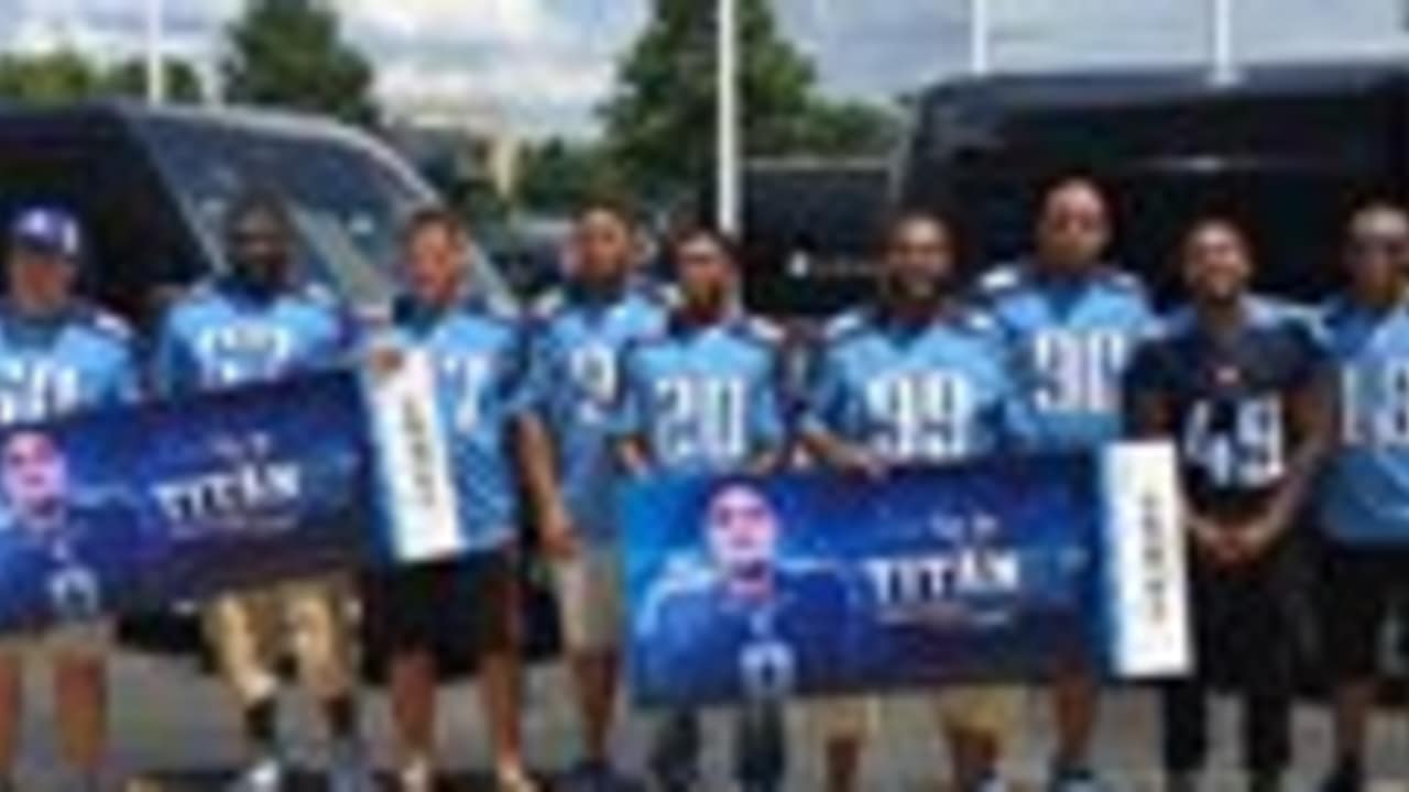 Tennessee Titans Surprise Season Ticket Members with Tickets