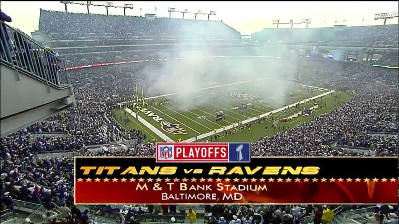 2003 Tennessee Titans at Baltimore Ravens NFL Playoff Program