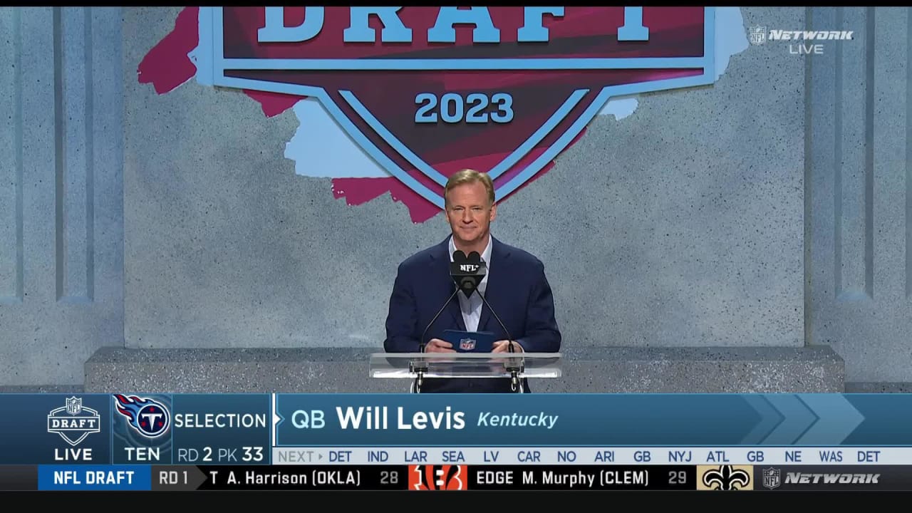 Titans Select Will Levis with No