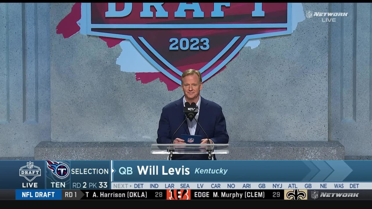 Titans Select Will Levis with No. 33 Pick in 2023 Draft