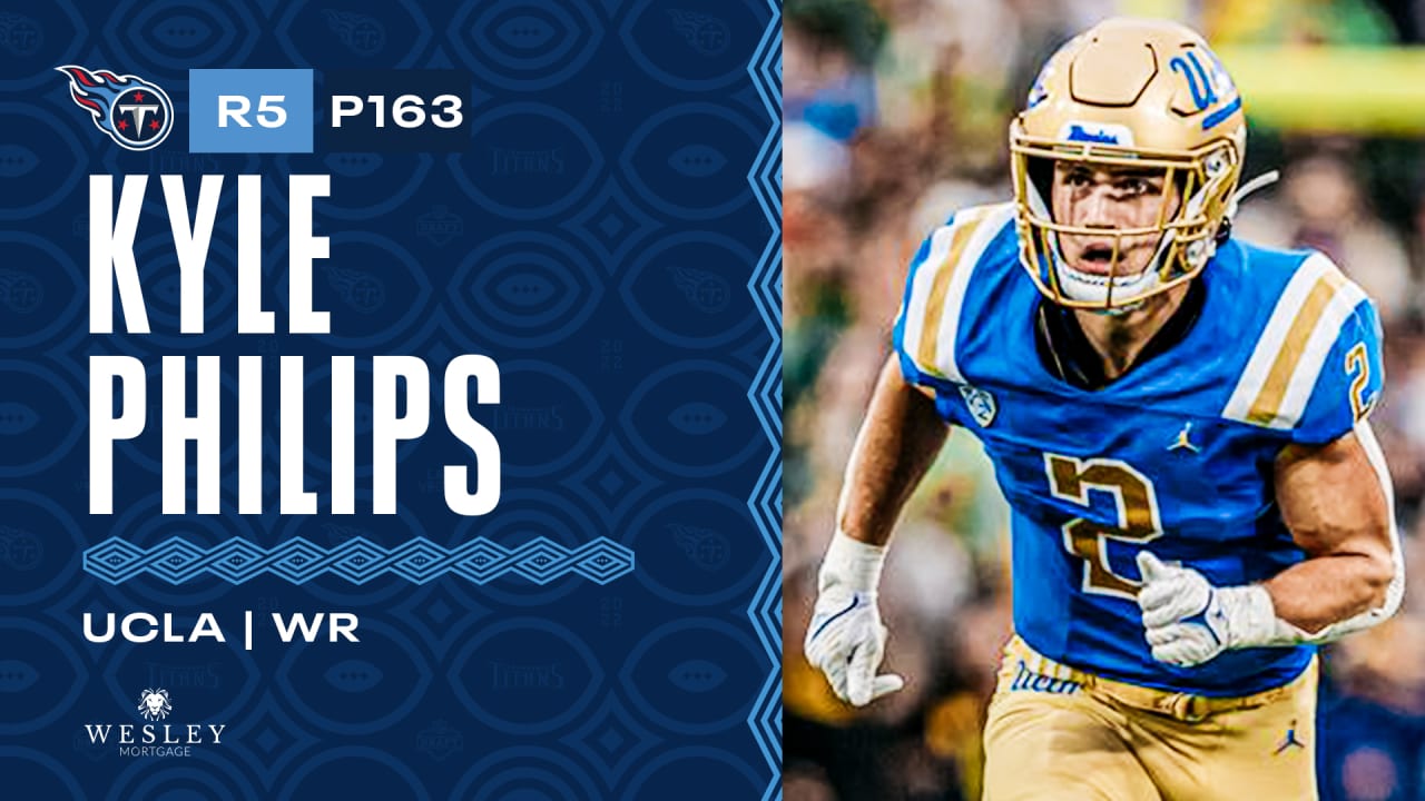 Titans Select Former UCLA WR Kyle Philips in the Fifth Round (Pick 163