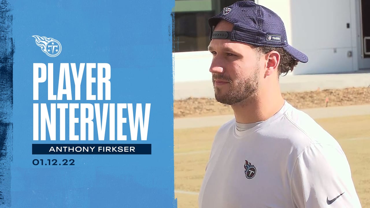 Titans TE Anthony Firkser celebrates after scoring Titans first TD. -  TSDMemphis.com