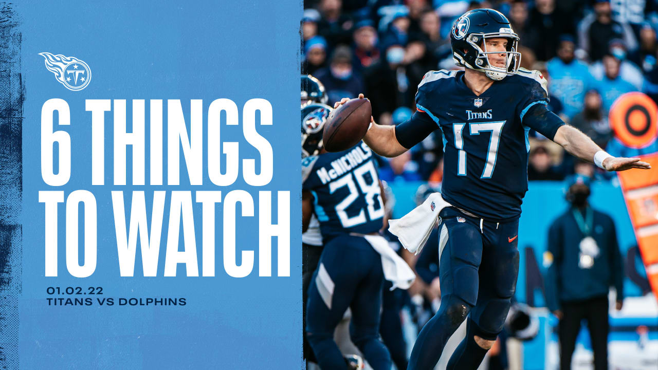 Six Things to Watch in Titans vs Dolphins on Sunday at Nissan Stadium