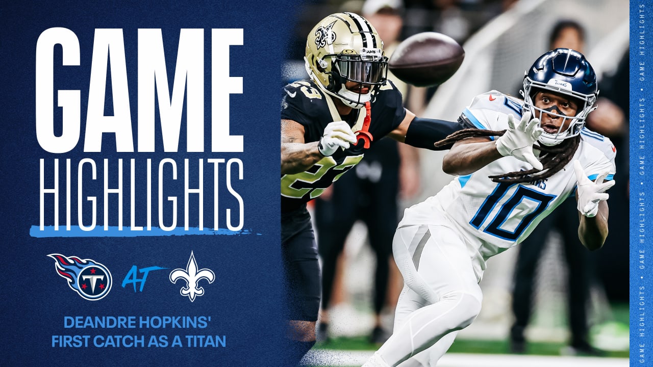 Titans-Saints Week 1 Postgame Notes