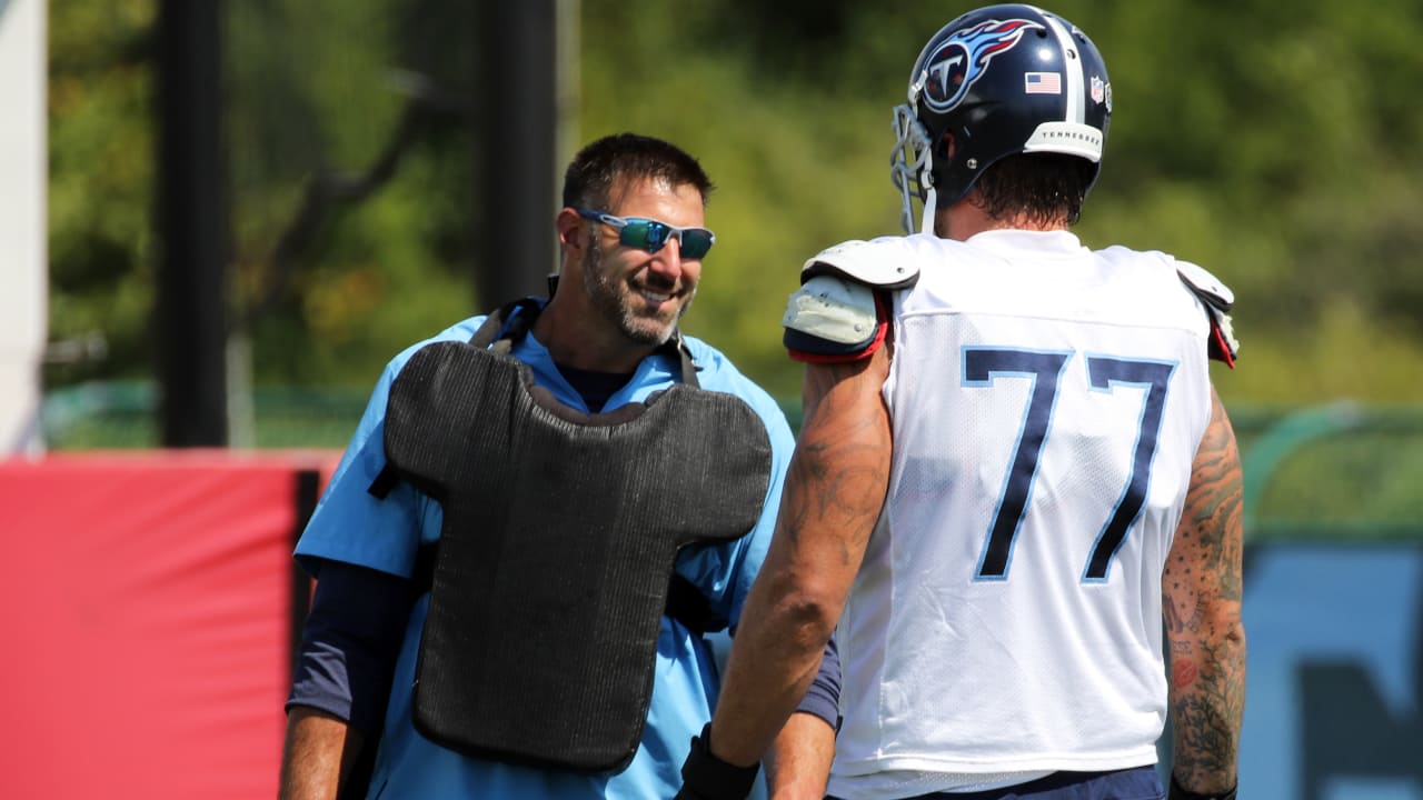 Titans' Mike Vrabel: Taylor Lewan was available for emergency only