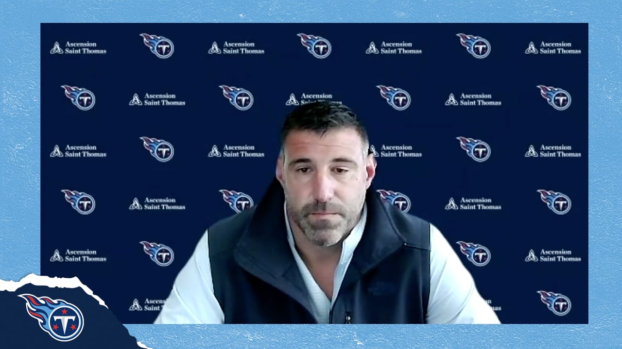 Titans Head Coach Mike Vrabel Press Conference 