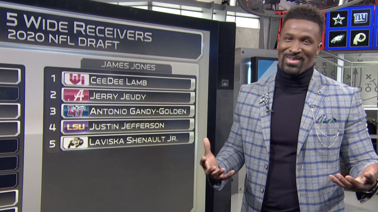 James Jones Ranks His Top 5 WRs in NFL Draft