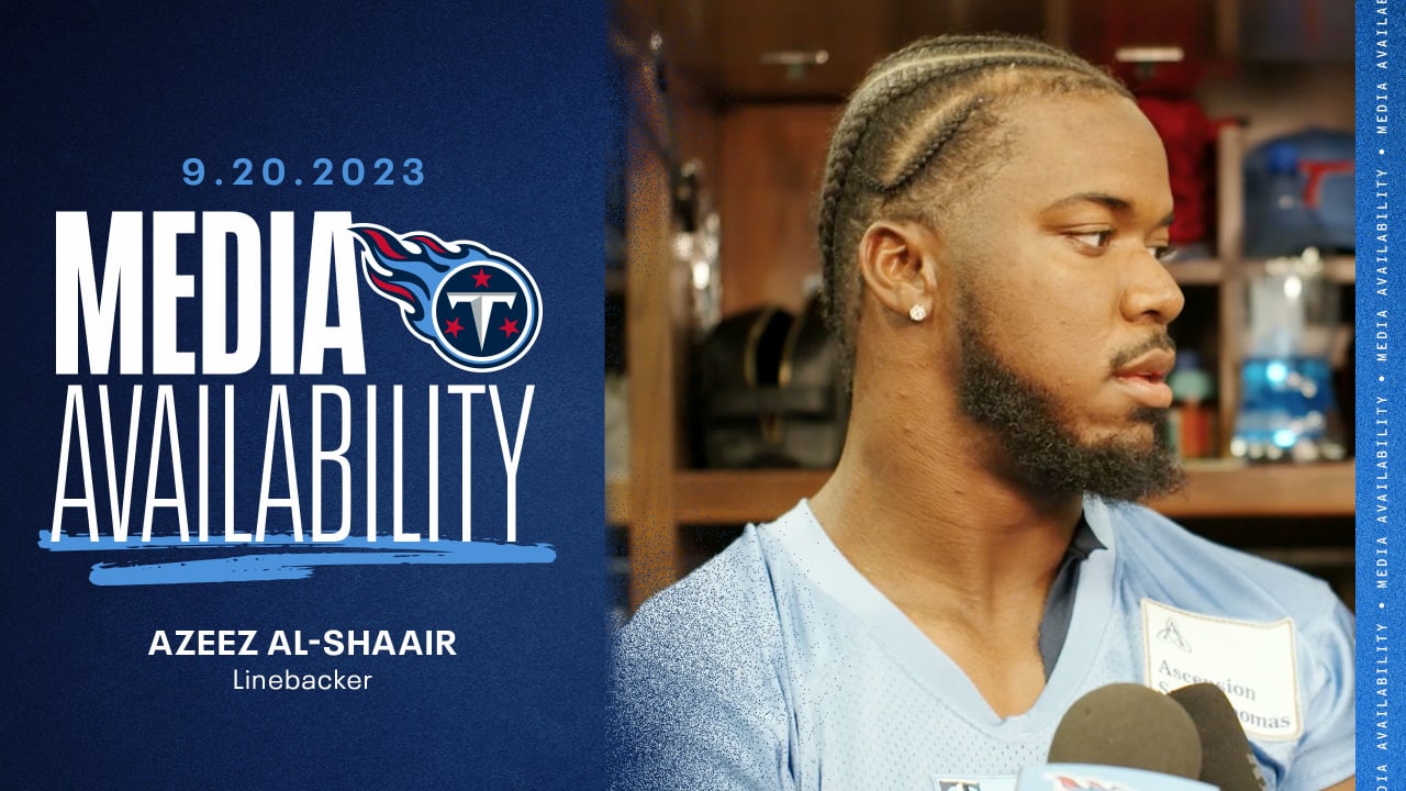 Tennessee Titans Roster Profile: LB Azeez Al-Shaair - Music City