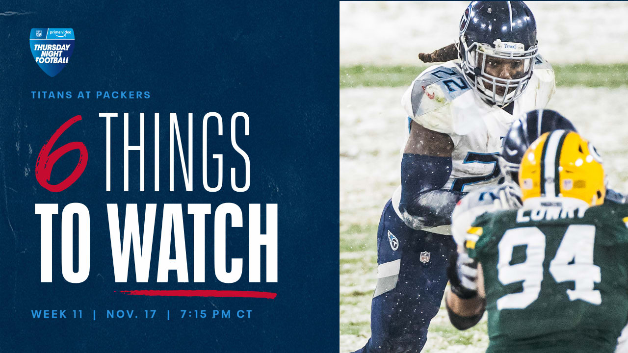 Dope Sheet: Packers and Titans clash on Thursday Night Football