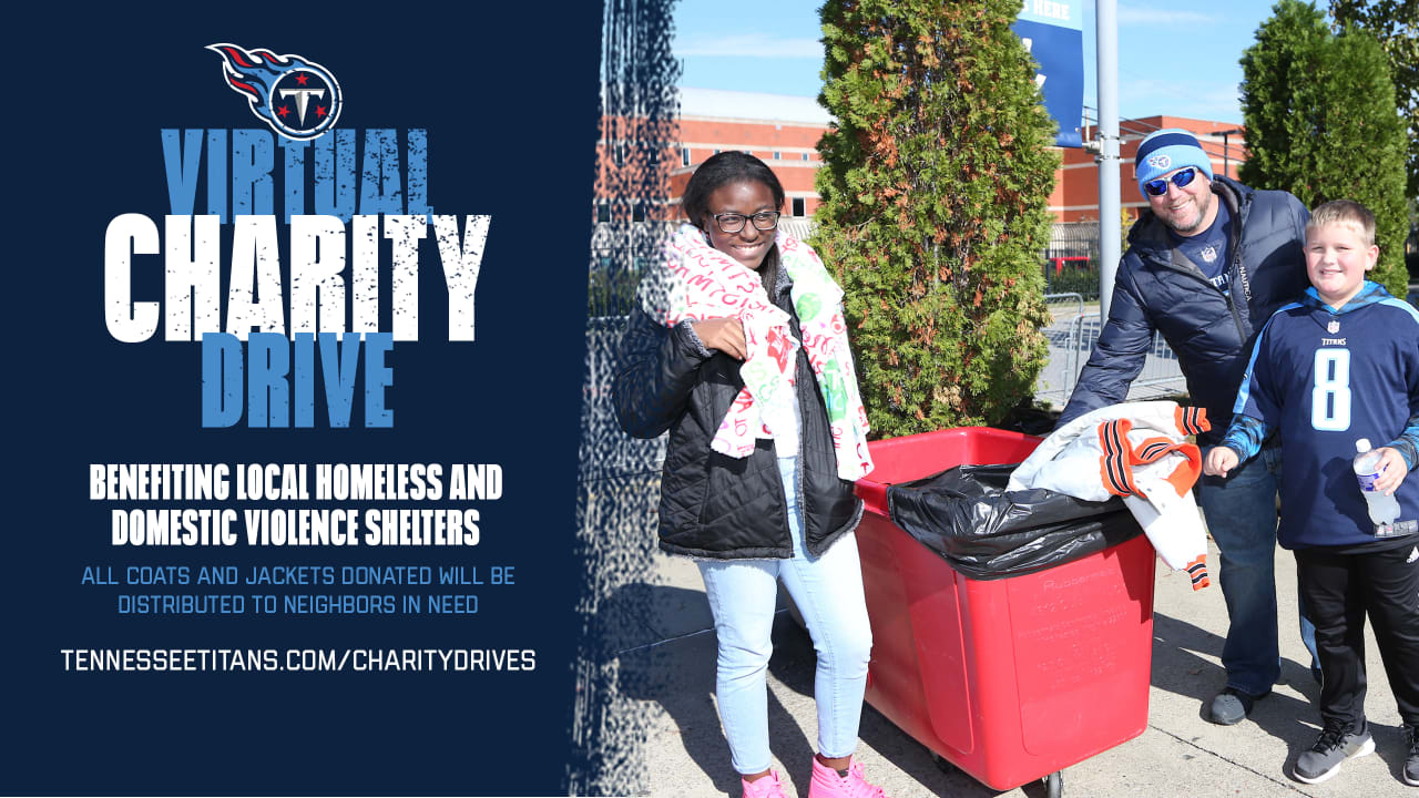 Tennessee Titans Coat Drive - just keep livin Foundation