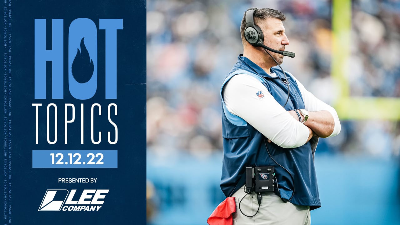 Hot Topics From Titans HC Mike Vrabel’s Monday Presser