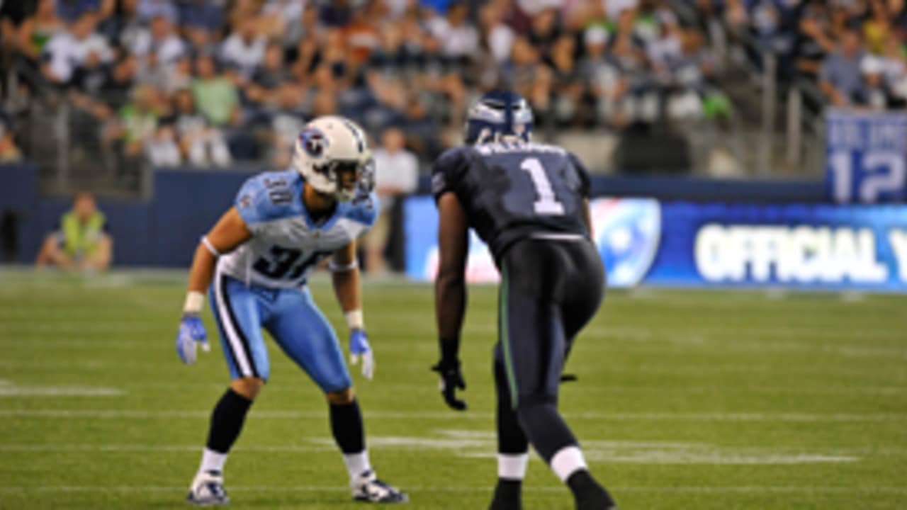 Tennessee Titans center Leroy Harris is shown during practice on