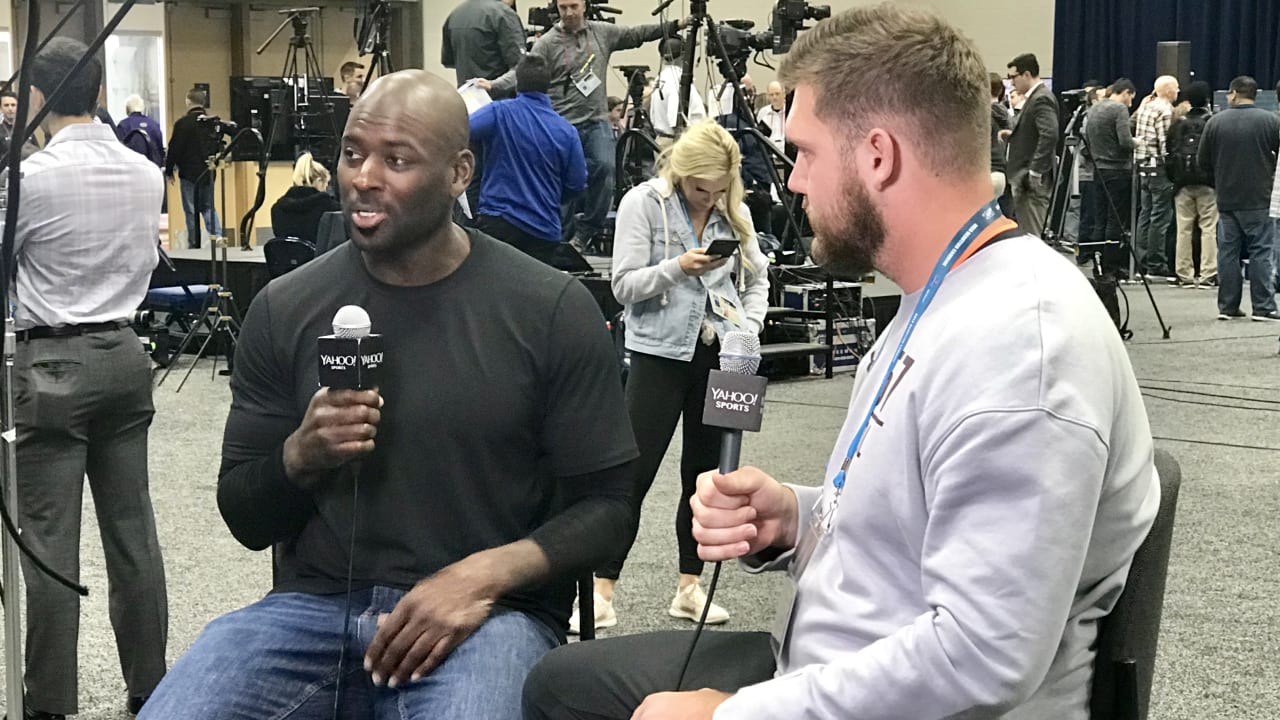 Former Titans Safety Tank Williams Back at the NFL Combine - 17 Years ...