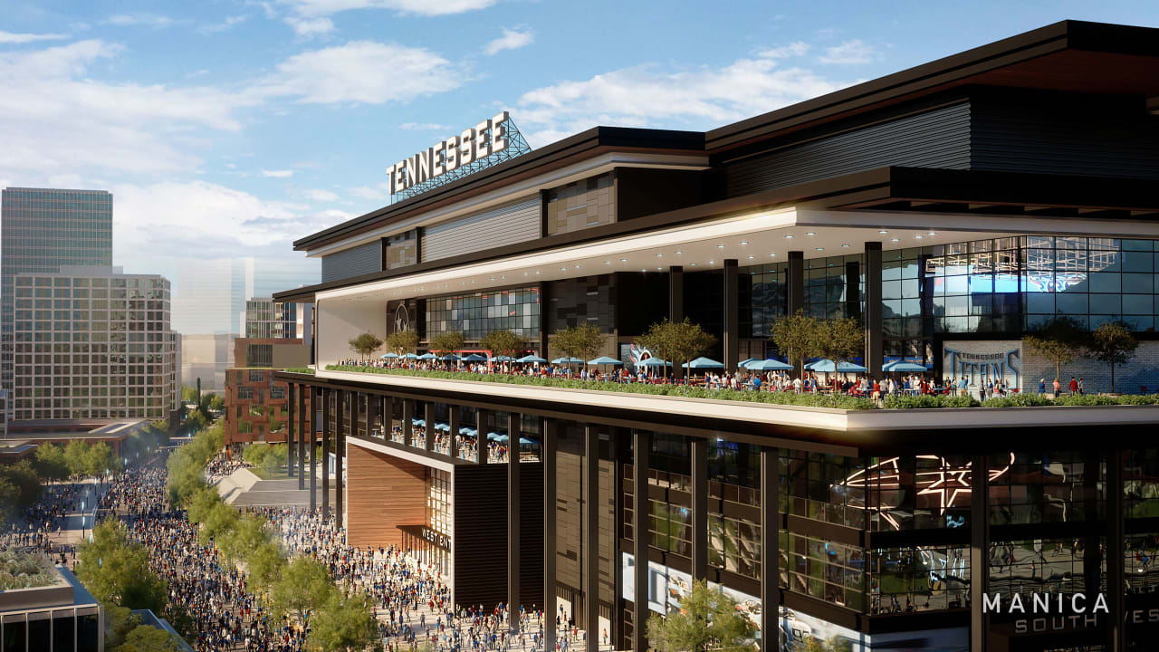 New renderings of proposed Tennessee Titans stadium