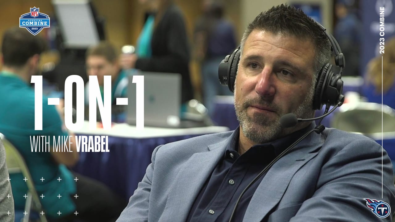Mike Vrabel 1on1 2023 NFL Scouting Combine