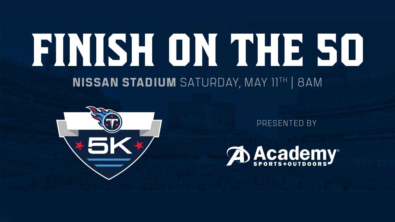 Titans 5K Set For Sunday, August 21 at Nissan Stadium