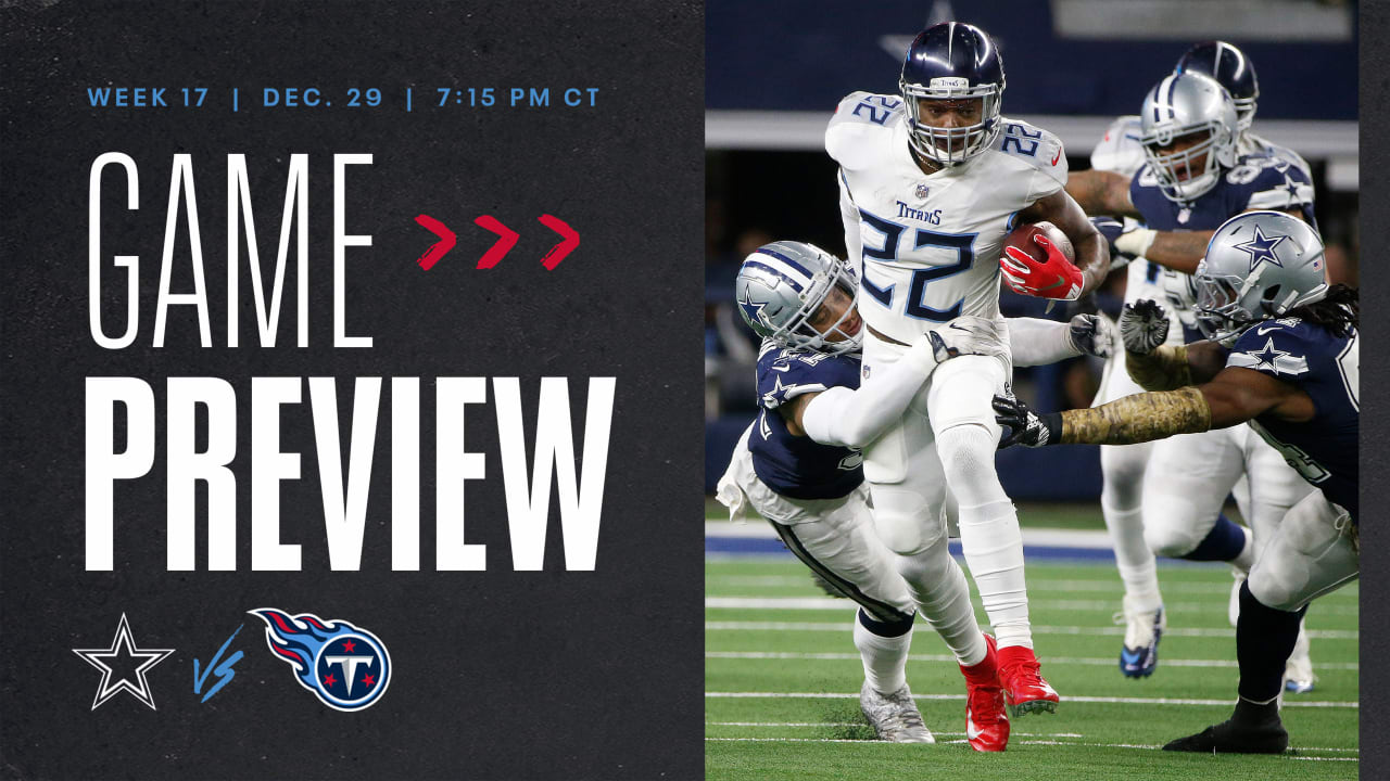 Titans Host Cowboys on Thursday Night Football