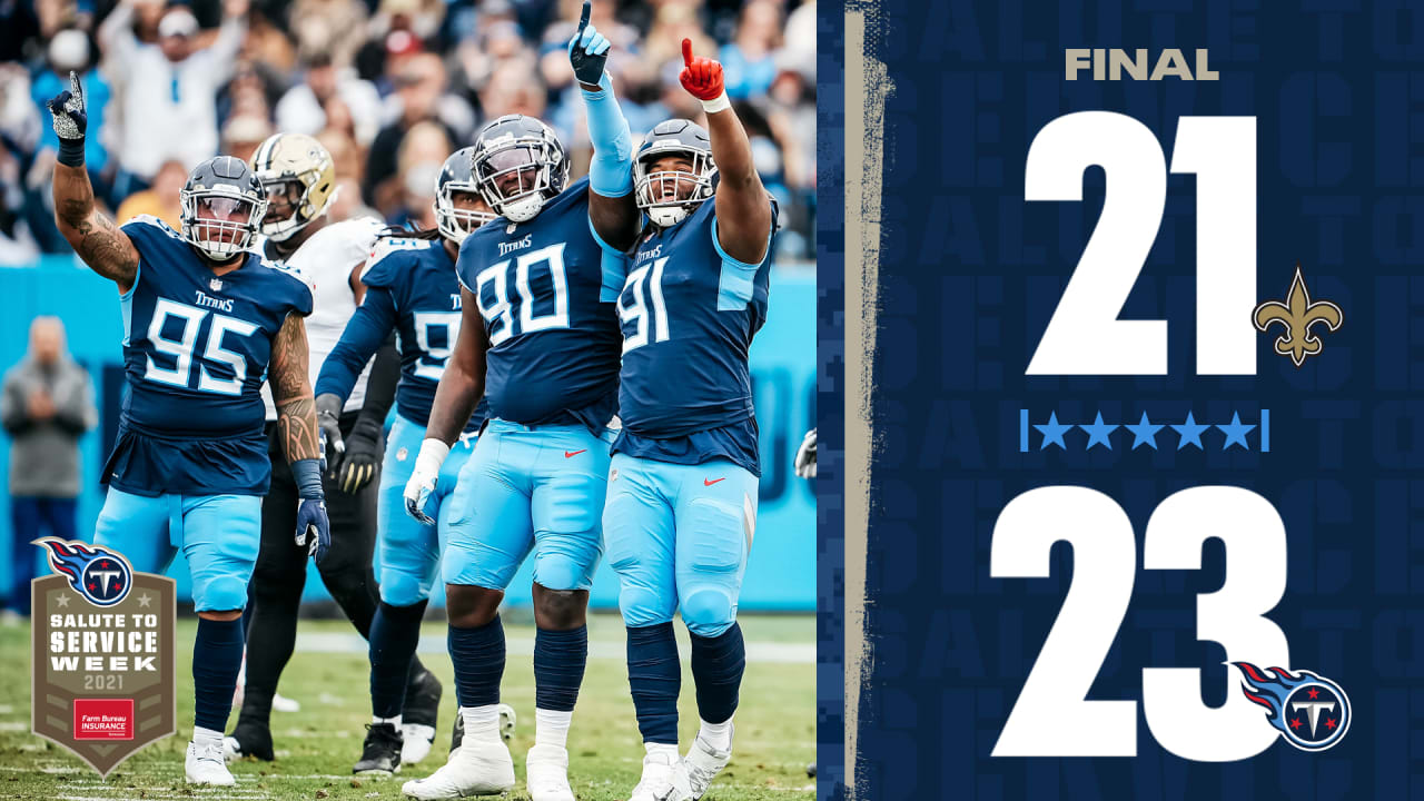 Breaking Down Tennessee Titans' 23-21 Win Over Saints With