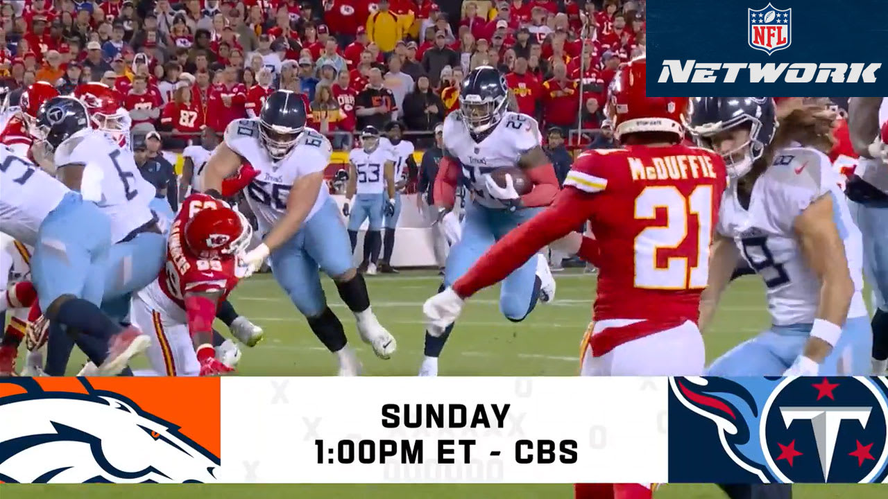 Broncos vs. Titans Preview Week 10 NFL Network