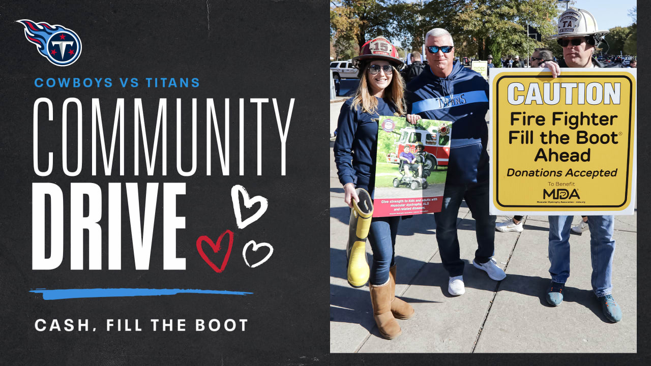 Titans Week 17 Charity Drive to Benefit Muscular Dystrophy Association