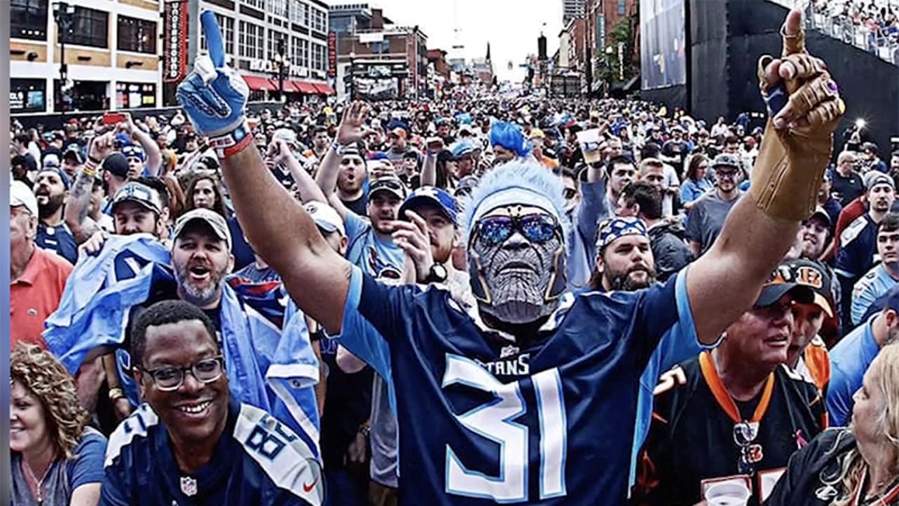 Tennessee Titans Fans In Houston